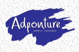 Adfonture: A Sweet Handwritten Font