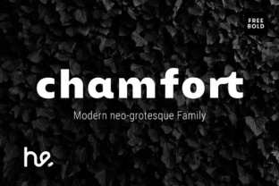 Chamfort Font for Editorial Design