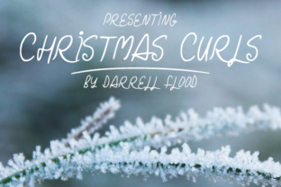 Christmas Curls Font for Festive Branding