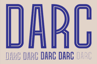Darc: A Retro French Sans Serif Font for Makers