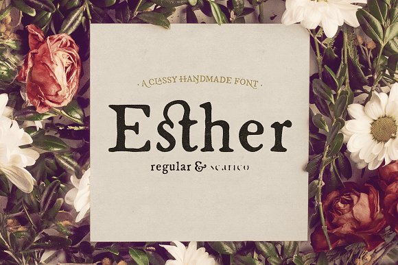 Esther: A Handmade Typeface for Elegant Design