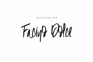 Facino Dolce: A Luxe Font for Business