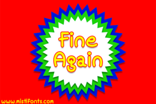 Fine Again: A Comic Script Font for Editorial Design