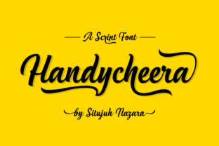 Handycheera: A Handwritten Font for Creative Projects