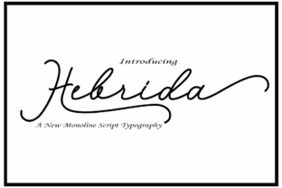 Hebrida Script: A Font for Creative Campaigns