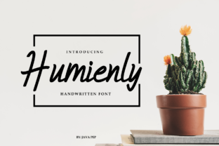Humienly: A Script Handwritten Font