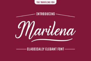 Marilena: A Elegant Script Font