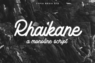 Rhaikane Font: Vintage Monoline for Modern Campaigns