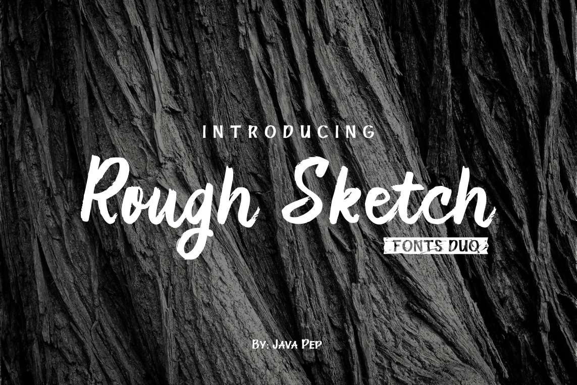 Rough Sketch Font for Creative Projects