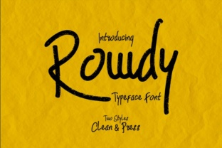 Rowdy Font for Business Branding