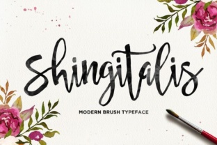 Shingitalis: Handwritten Font for Web Design