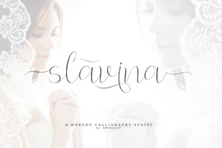 Slavina Script Font for Creative Marketing