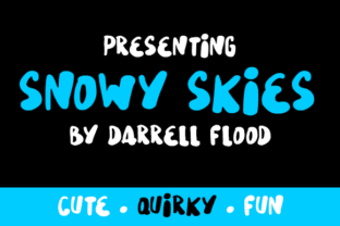 Snowy Skies Font Review: Bold Handwritten Style for Brands