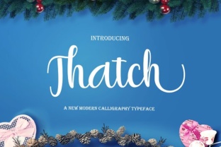 Thatch Font for Creative Makers