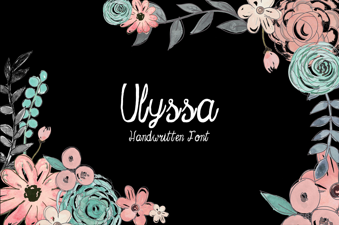 Ulyssa Font: Elegant Handwritten Style